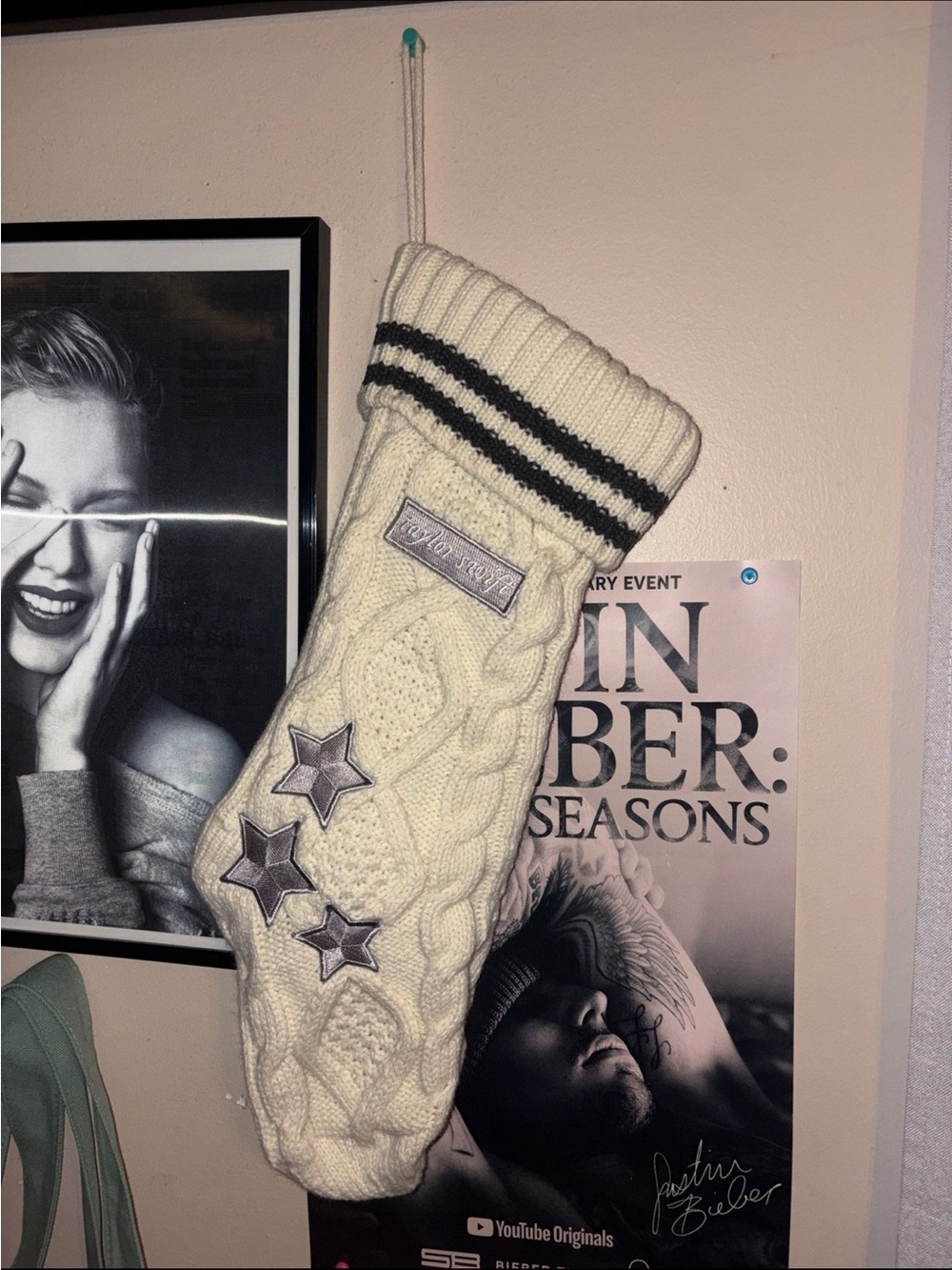 Taylor Swift folklore cardigan stocking